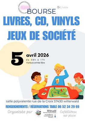 Bourse aux livres, vinyles