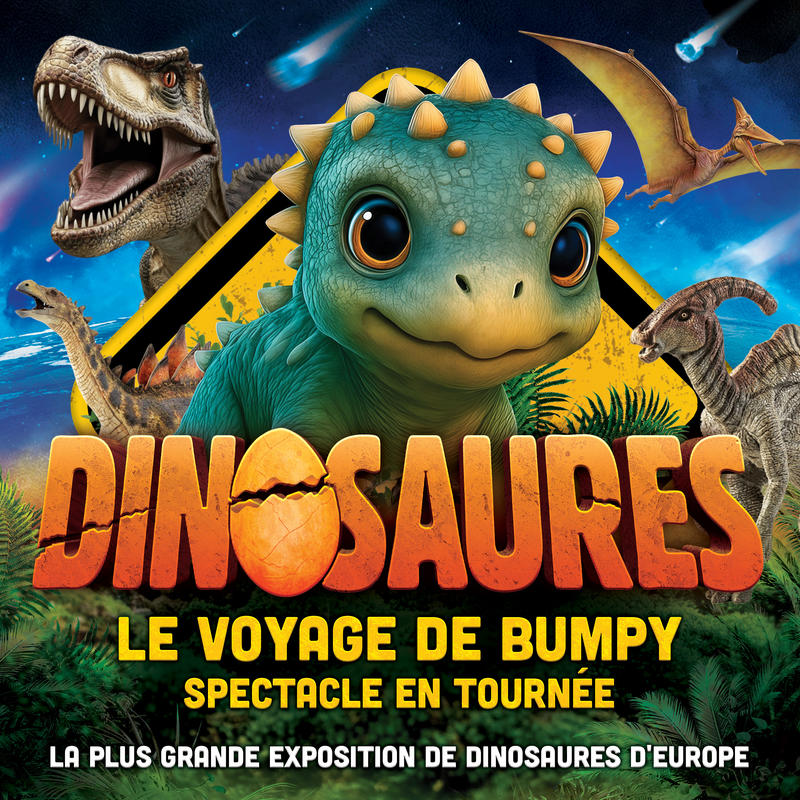 Dinosaures: le voyage de Bumpy®, l'exposition-spectacle à Montpellier - Tour 2026