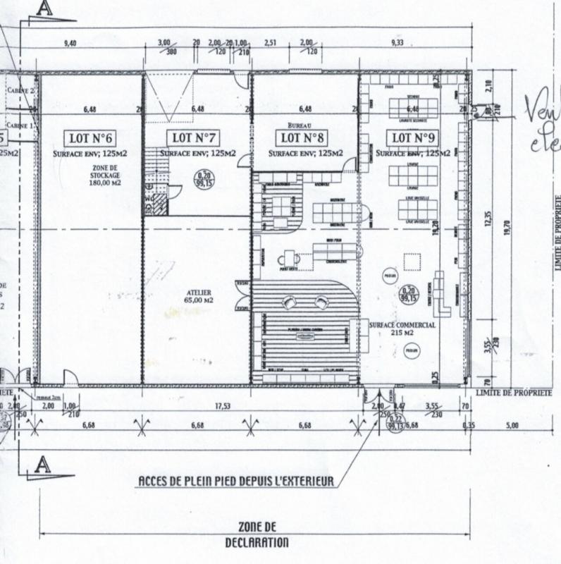 Local commercial - 668 m²