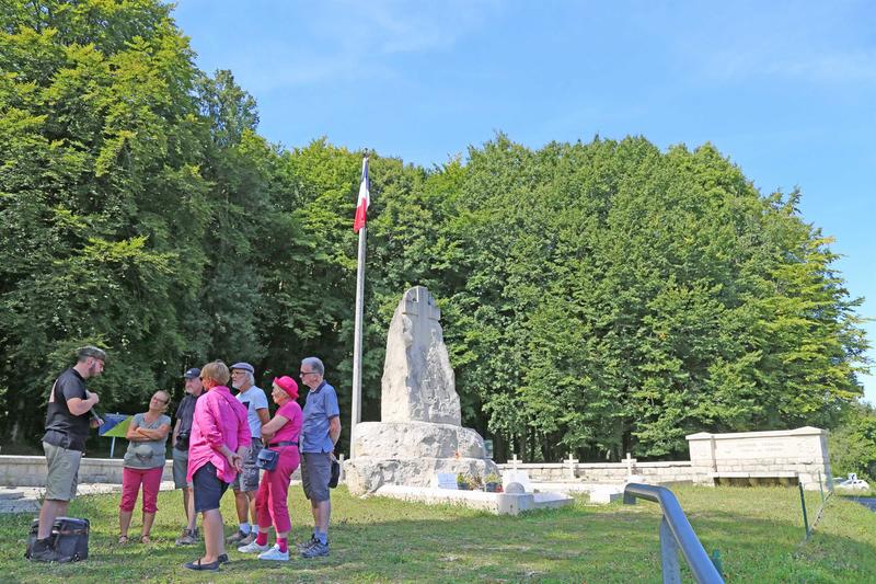 Visite guidée du champ de bataille en voiture - Bois des Caures