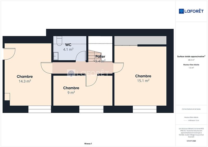 Maison - 92 m² - 4 pièces