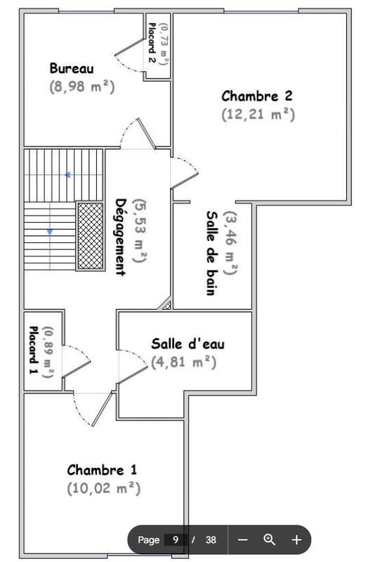 Appartement - 82 m² - 5 pièces