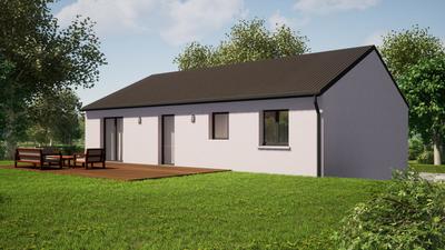 Maison - 93 m² - 5 pièces