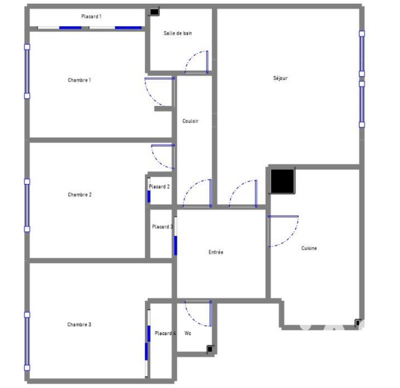 Appartement - 75 m² - 4 pièces