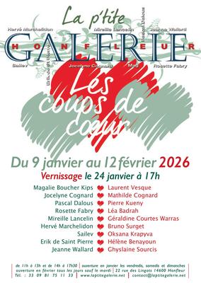 Les coups de coeur de la P'tite Galerie Honfleur