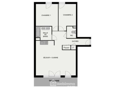 Appartement - 70 m² - 3 pièces