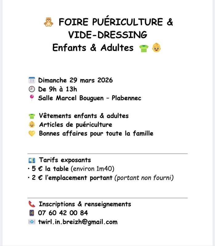 Foire puériculture - vide dressing