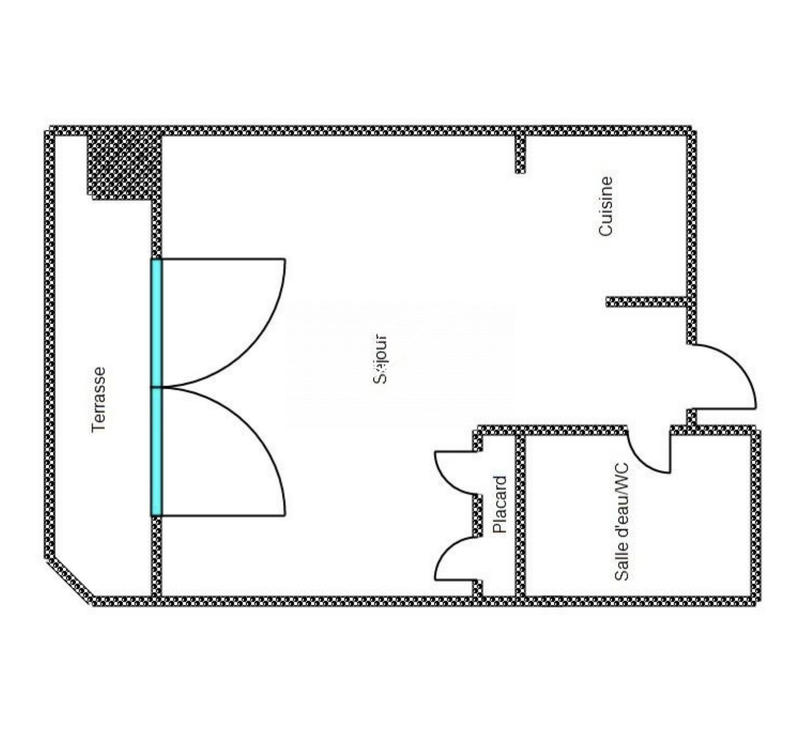 Appartement - 24 m² - 1 pièce