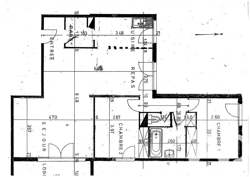 Appartement - 75 m² - 3 pièces