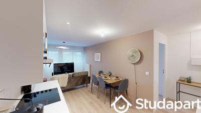 Chambre - 11 m² - 1 pièce