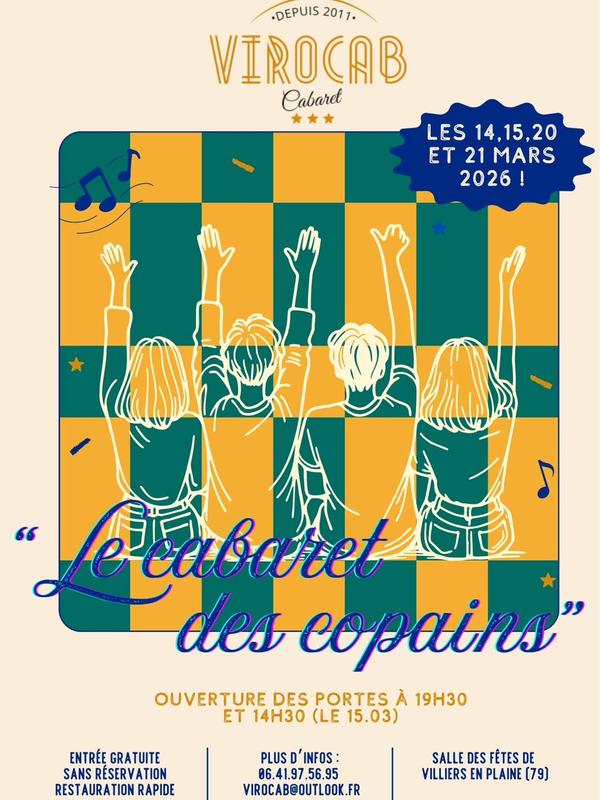 Cabaret du Virocab à Villier-en-Plaine