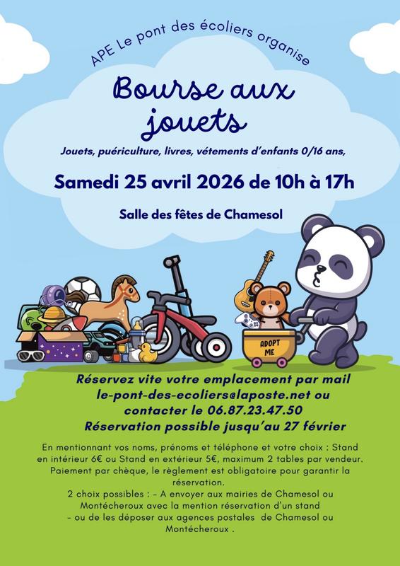 Bourse aux jouets - puériculture