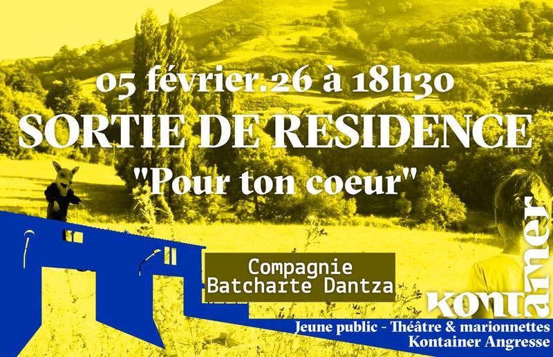 Sortie de résidence / "Pour ton coeur" / Jeune public / Théâtre &amp; Marionnettes