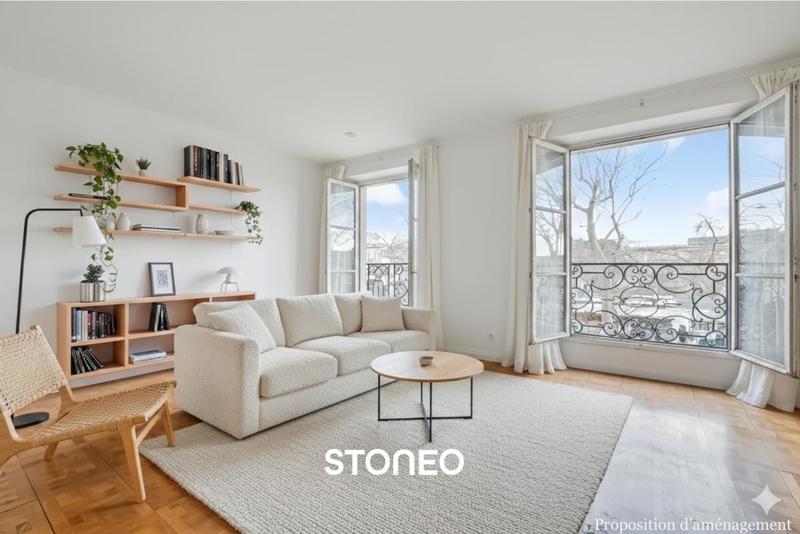 Appartement ancien - 71 m² - 3 pièces