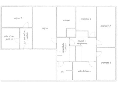 Appartement - 100 m² - 3 pièces