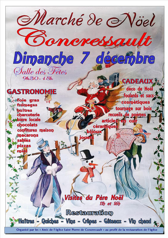 [Noël en Grand Sancerrois] Marché de Noël de Concressault