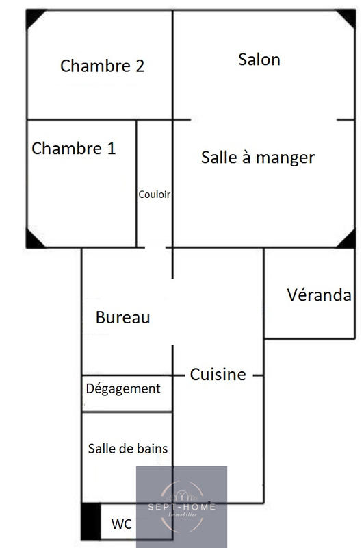 Maison - 86 m² - 4 pièces