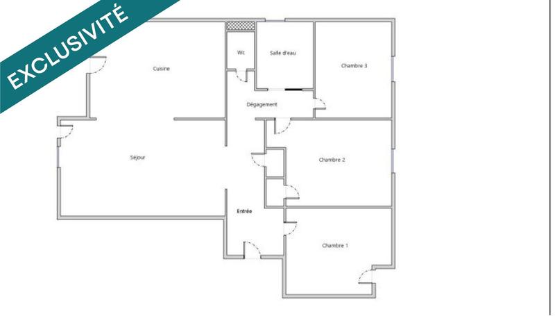 Appartement - 76 m² - 4 pièces