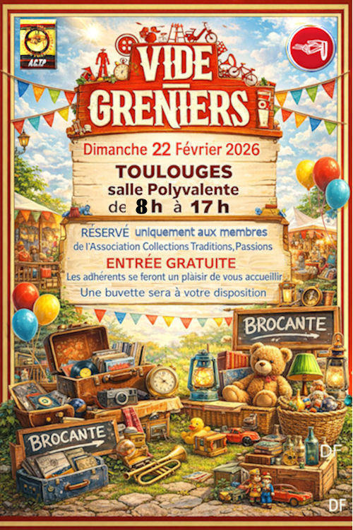 vide greniers des adhérents de l'Actp