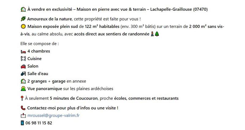 Ferme - 122 m² - 5 pièces