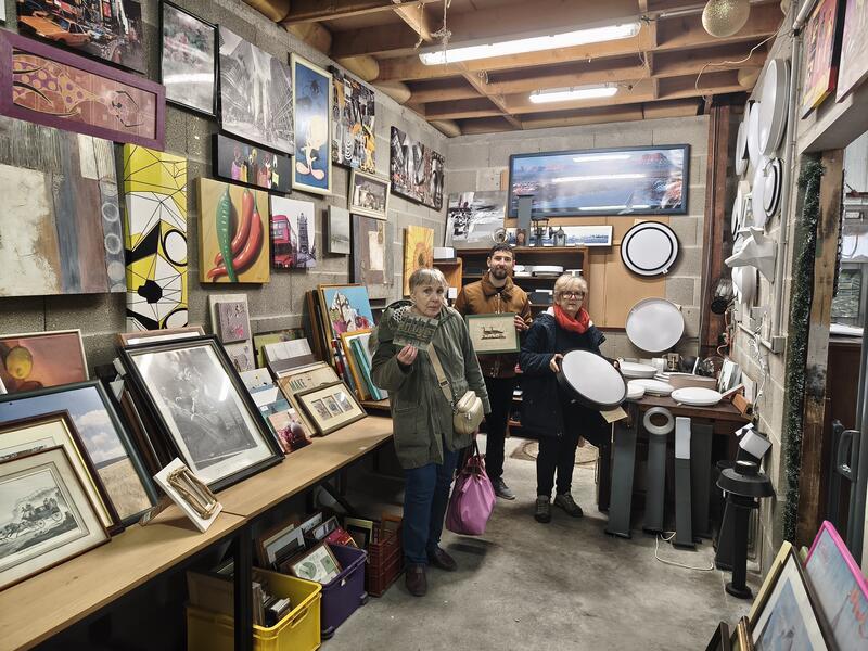 Braderie tableaux et luminaires