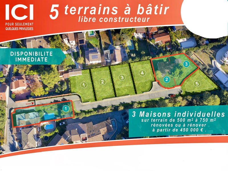 Terrain - 505 m²