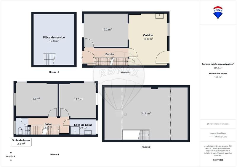 Maison - 70 m² - 5 pièces