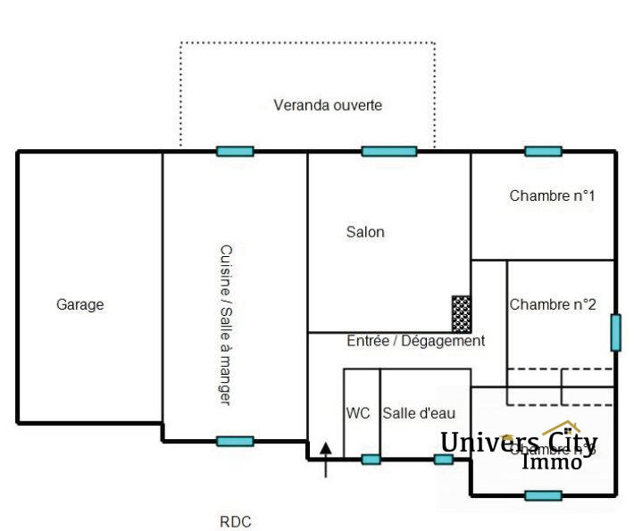 Maison - 100 m² - 4 pièces