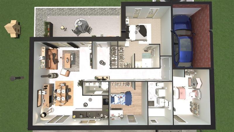 Maison - 97 m² - 4 pièces