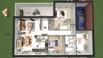 Maison - 97 m² - 4 pièces