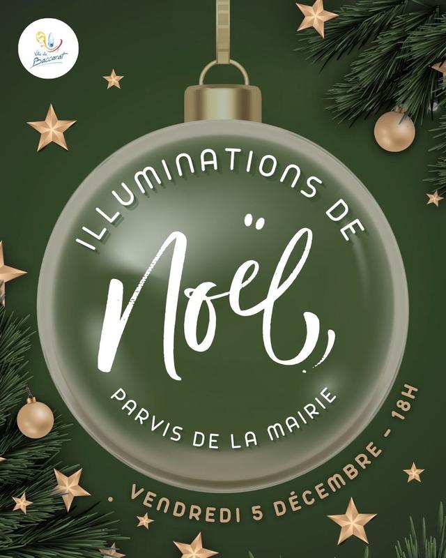 Coup d'envoi des illuminations de Noël