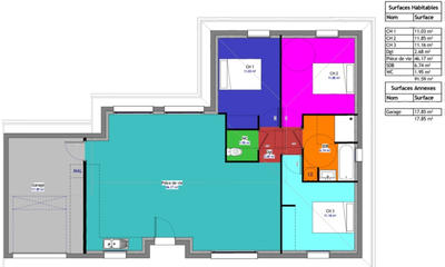 Maison - 92 m² - 4 pièces