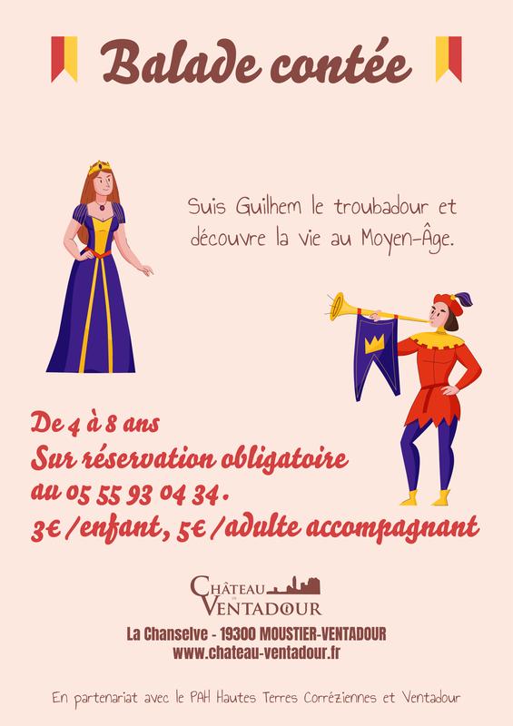 Visite contée au Château de Ventadour