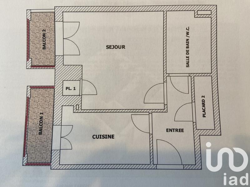 Appartement - 27 m² - 1 pièce