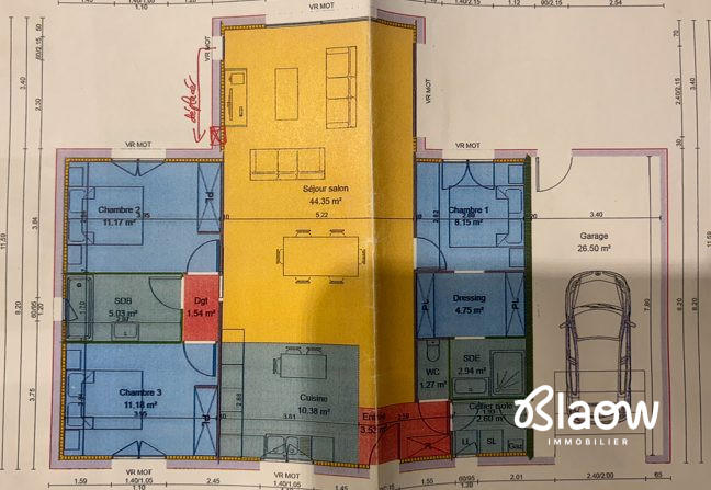 Maison - 107 m² - 4 pièces