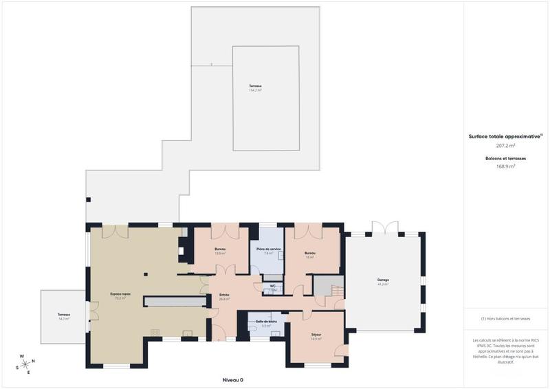 Demeure - 390 m² - 9 pièces