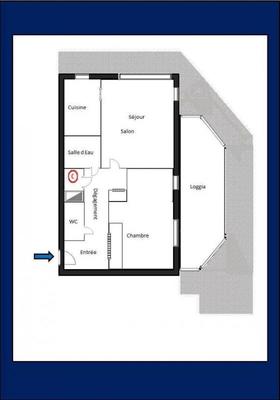 Appartement - 35 m² - 2 pièces