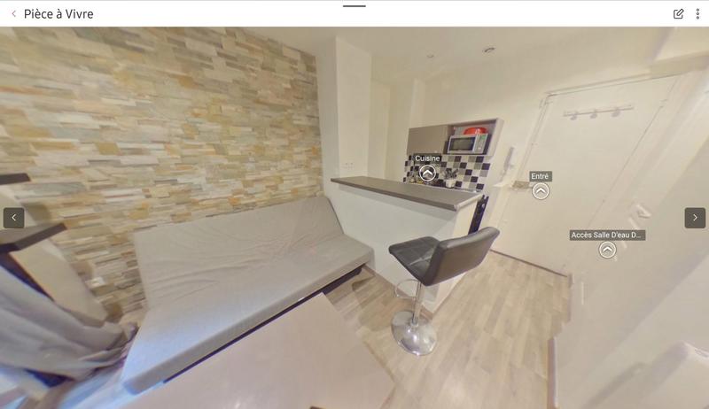 Appartement - 18 m² - 1 pièce