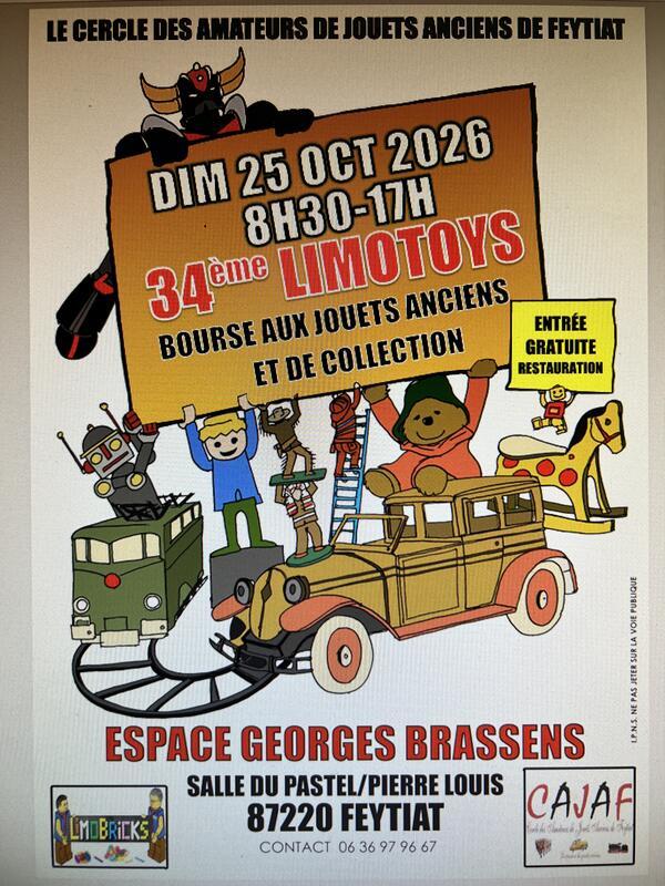 34ème limotoys - bourse aux jouets anciens et de collection