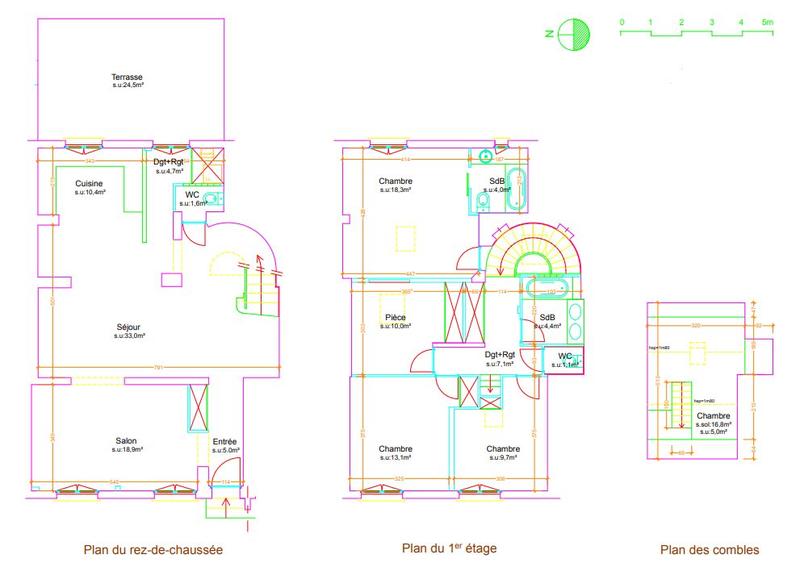 Maison contemporaine - 150 m² - 8 pièces