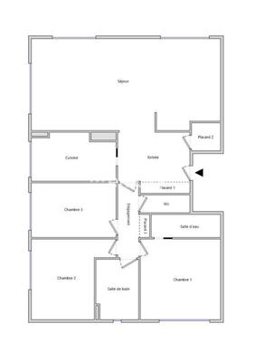 Appartement - 100 m² - 4 pièces