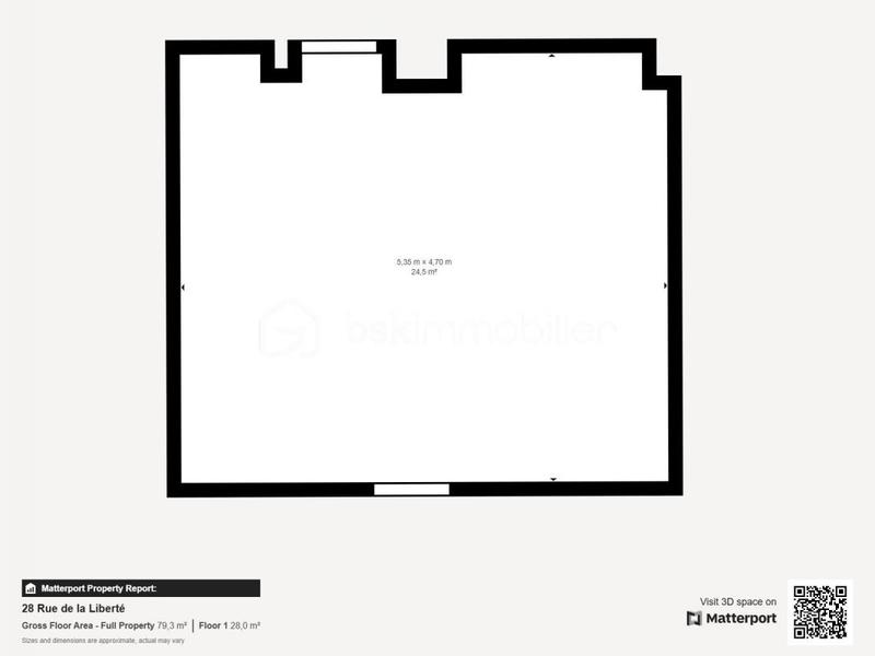 Maison de ville - 55 m² - 3 pièces