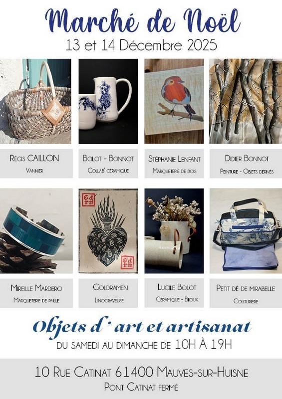 Marché de Noël - Objets d'art et artisanat