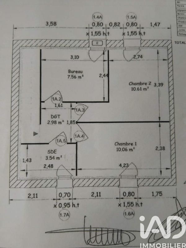 Duplex - 69 m² - 4 pièces