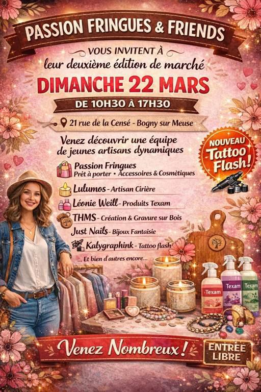 2ème édition de marché Passion Fringues et Friends