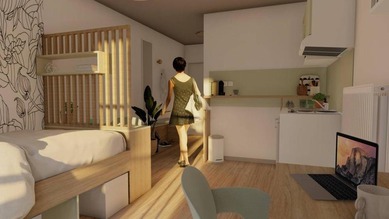 Appartement - 17 m² - 1 pièce