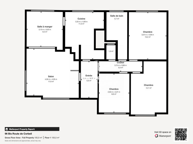 Maison traditionnelle - 100 m² - 5 pièces