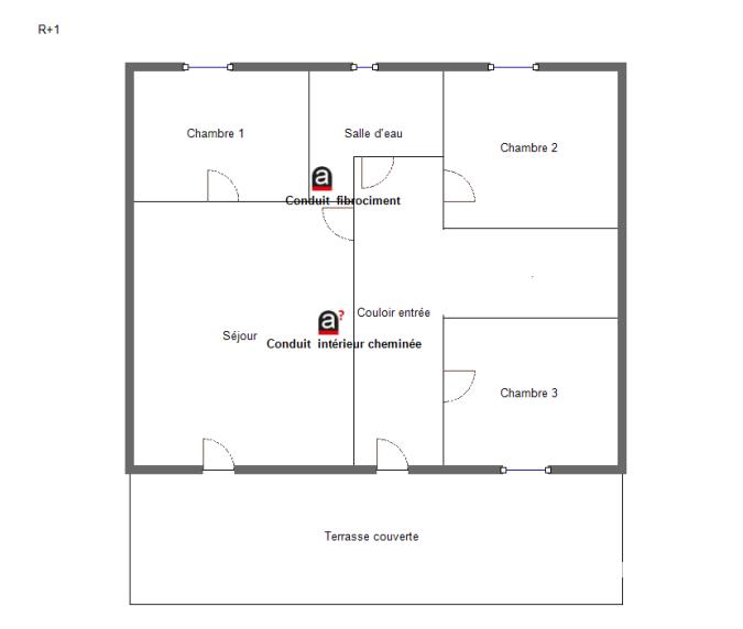 Maison - 110 m² - 4 pièces