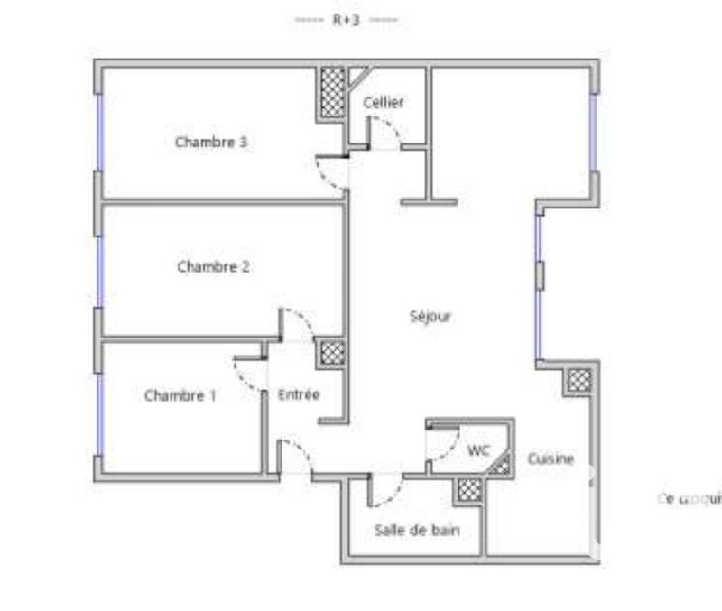 Appartement - 77 m² - 5 pièces