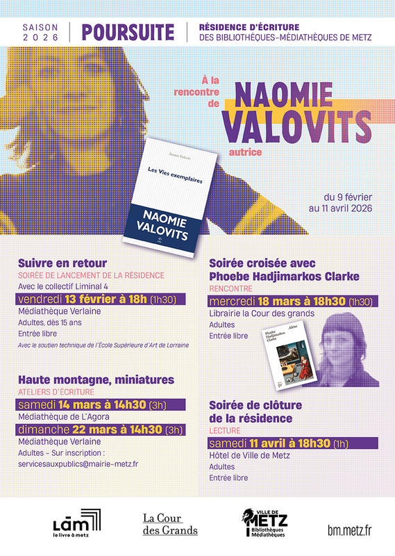 Littérature - Résidence Poursuite : Naomie Valovits